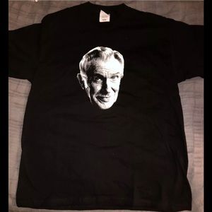 Vincent Price Tshirt Mens Sz XL Horror Films Fan Gift Creepy Head Retro Goth NEW